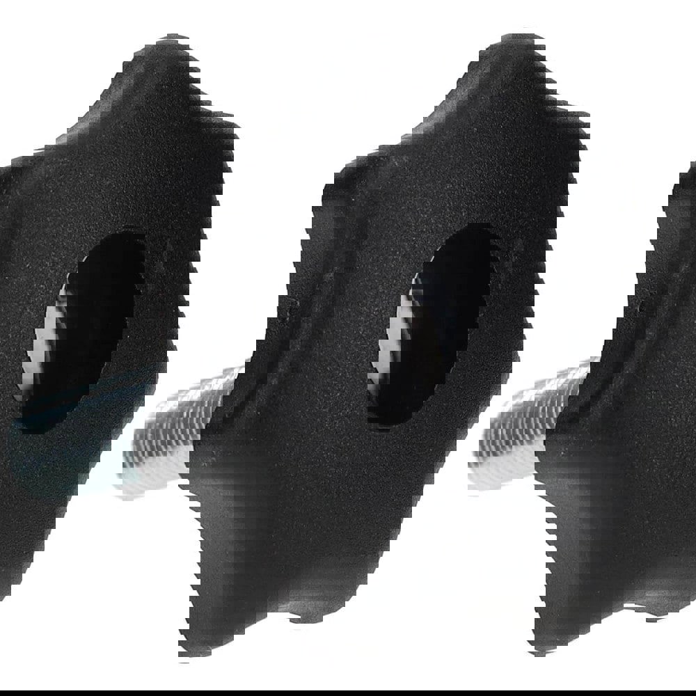 Lobed Knob: 63 mm Head Dia, 7 Points, Thermoplastic Elastomer